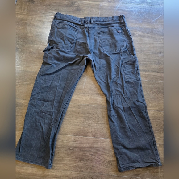 Dickies Black Mens Utility Pants W40xL30 - Picture 4 of 6